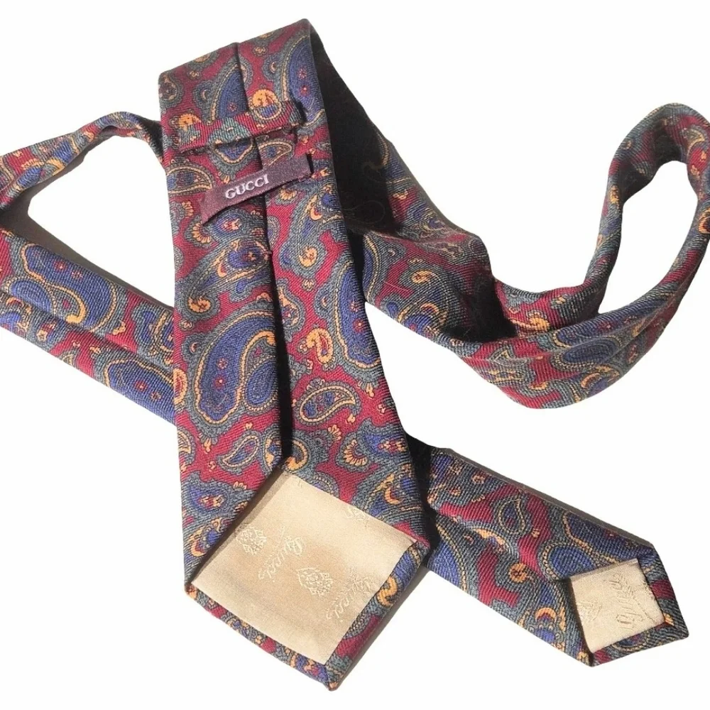 Gucci Vintage Silk Tie